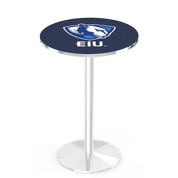 42" Chrome Eastern Illinois Pub Table